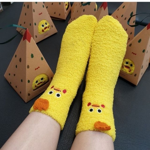 선물용 따뜻한 수면양말 여자친구 임산부용 보온양말