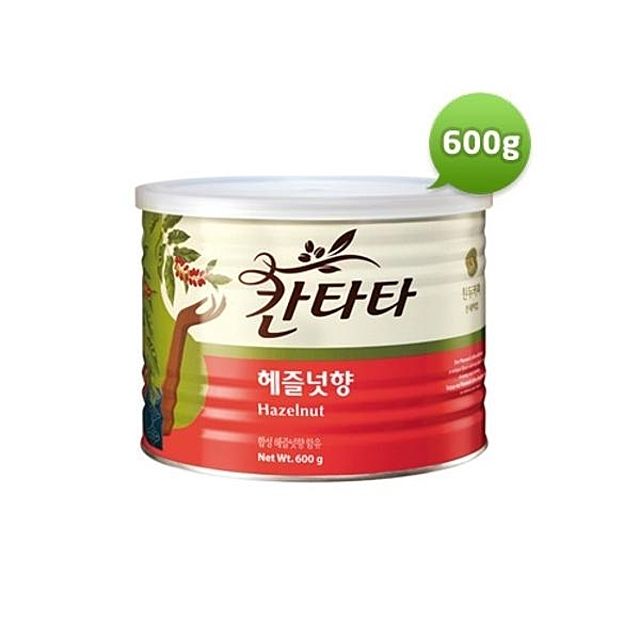 문구사무/롯데 칸타타 헤이즐넛향 원두커피 600g(분쇄형)
