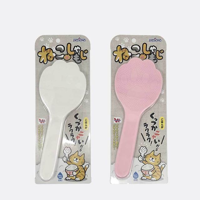 더블엠보싱 주걱 핑크 귀여운 야옹이 주방용품