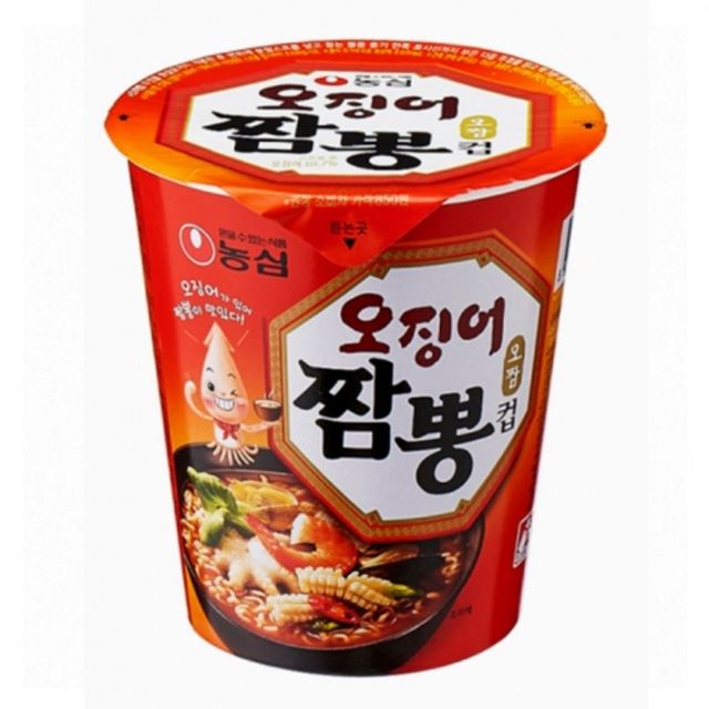 농심 오징어 짬뽕 67gx6컵x2박스