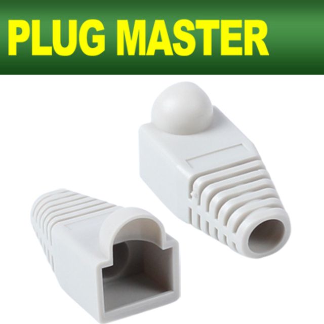 강원전자 플러그마스터 NM-SR001G RJ-45 통부트(6파이/그레이/낱개)