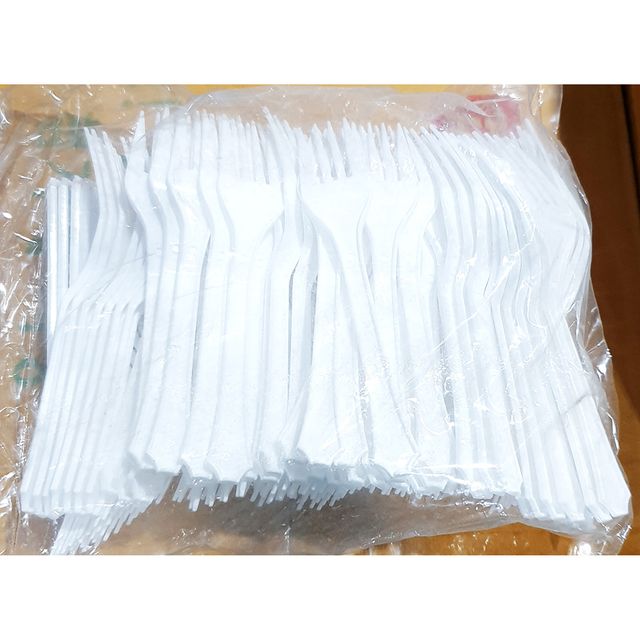 일회용포크 두원 벌크 100입 X20 세트 나이프 포크 일회용 식기