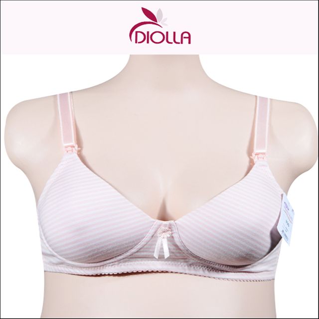마터니티 웰빙 면패드포함 노와이어 B컵 수유용브라