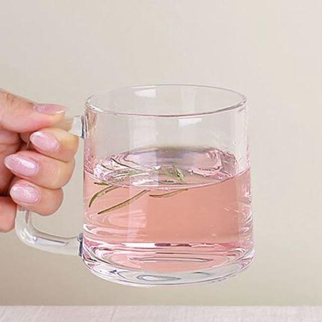델리 머그컵 유리컵 커피잔 물컵 유리잔 350ml 6P
