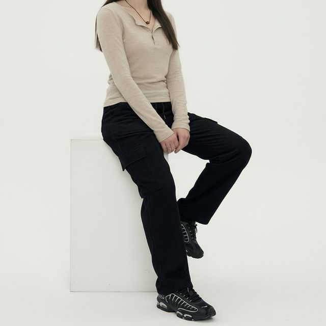 2컬러 코듀로이바지 허리밴딩 데일리웨어 골덴바지