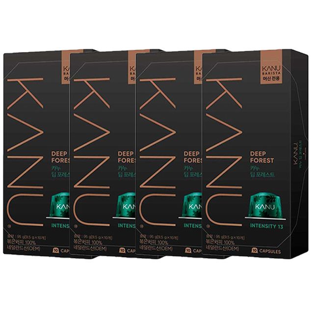 카누전용캡슐커피 딥포레스트 9.5g 10개x4 총40캡슐