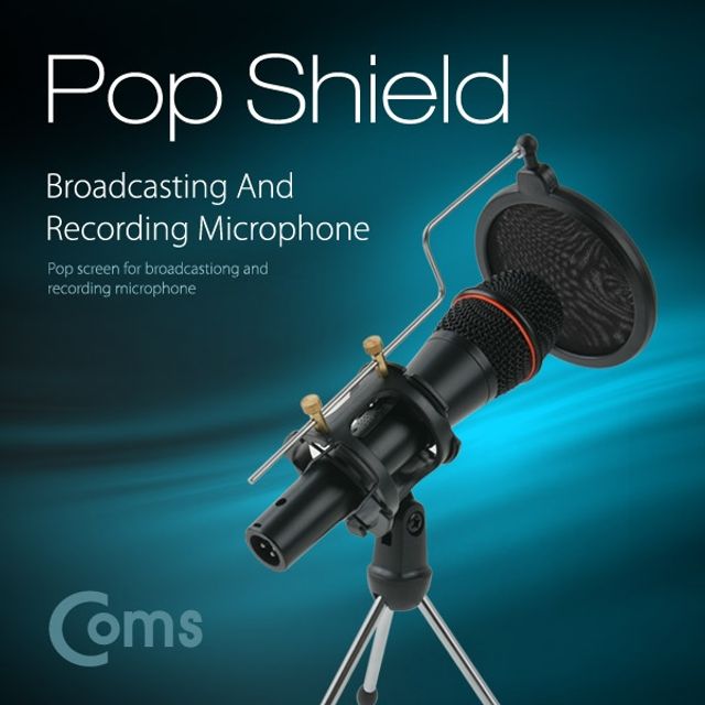 Coms 마이크 스탠드2 in 1 Pop Screen 팝 스크린 Mic