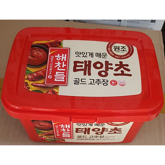 식당 업소 식재료 주방 태양초고추장(해찬들 3K)X4