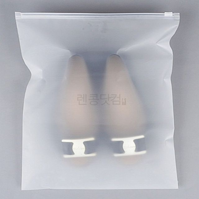 반투명 PVC 지퍼백 파우치 25x35cm