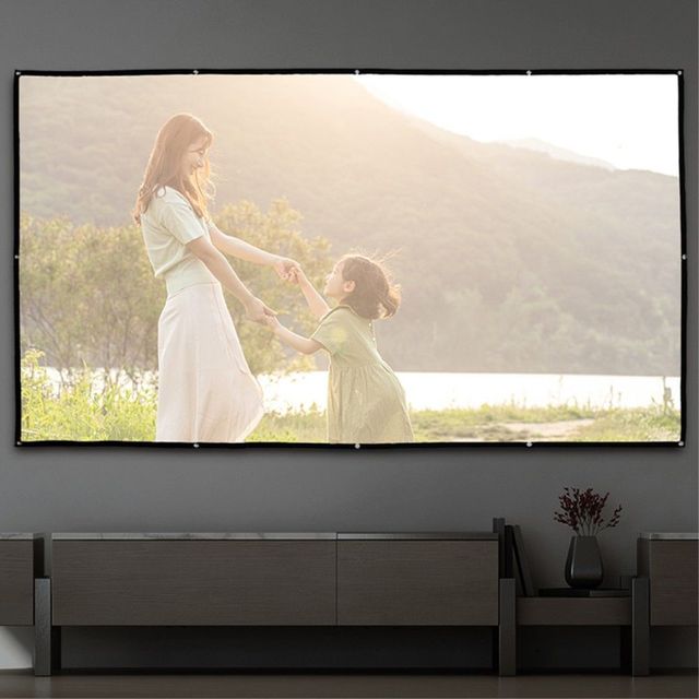 빔프로젝터 스크린 330x187cm 홈시어터