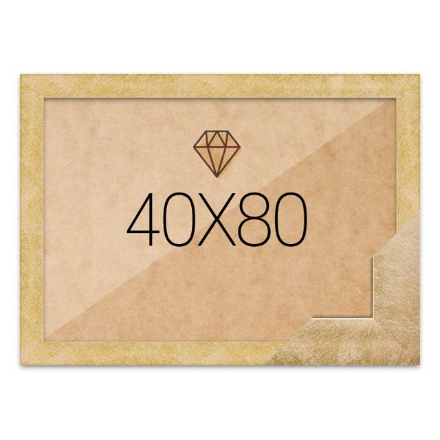 보석십자수액자 40x80 고급형 우드 골드