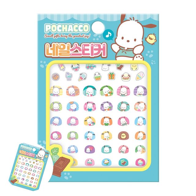 여아장난감 산리오 포차코 네일 네일스티커 세트