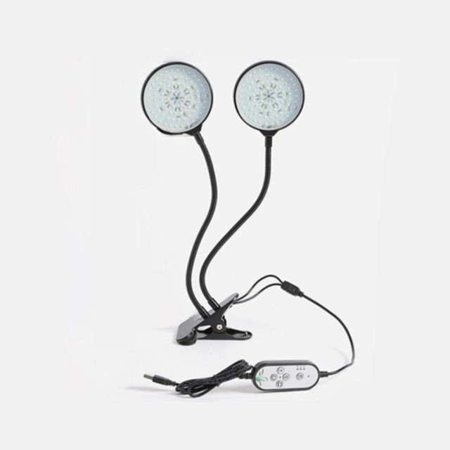 LED 식물등 2헤드 웜색 식물생장조명 식물성장LED 식물재배LED