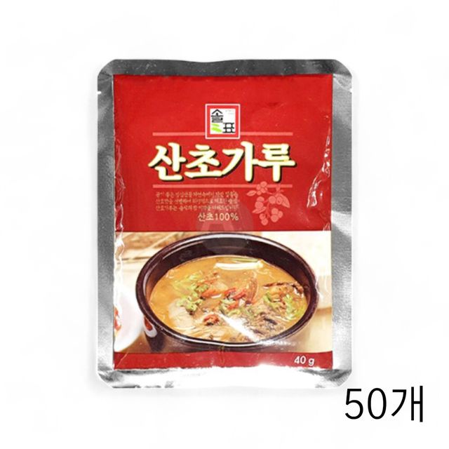 솔표 산초가루 40g X 50개 잡내제거 싼초분말 향신료