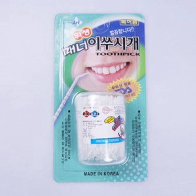기억자 위생 이쑤시개 - 가정 및 식당용 치간 관리 요지