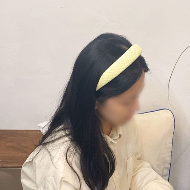 머리띠 두꺼운 머리정리 파스텔 헤어띠 밴드