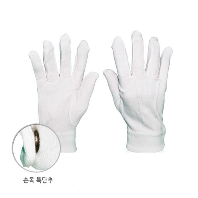 성인용 단추 예식장갑 용 흰장갑