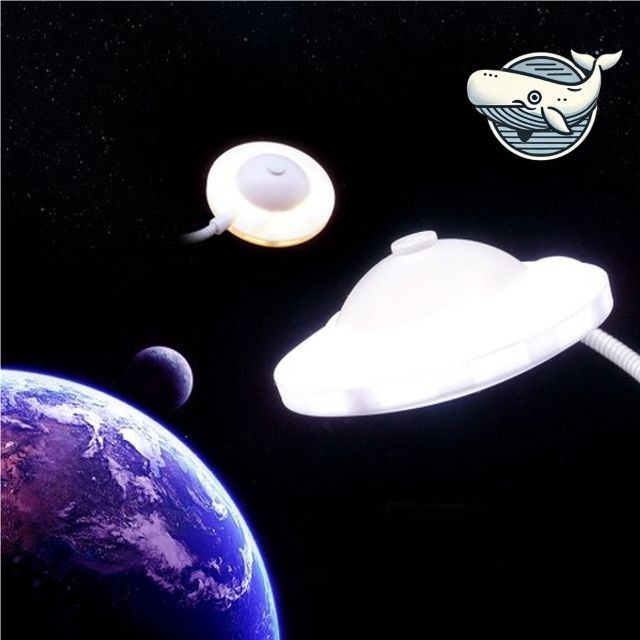차량 실내 장식용 USB 조명 우주선 무드등