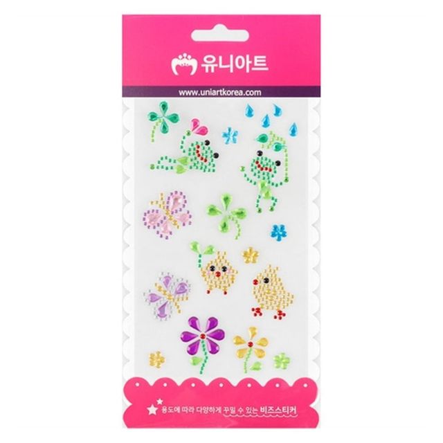 유니아트 2300 비즈스티커 106번 봄이야기 (1개입)