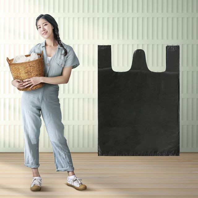 비닐봉지 시장봉지 대형 검정 비닐봉투 20매입 주 (65x98cm)