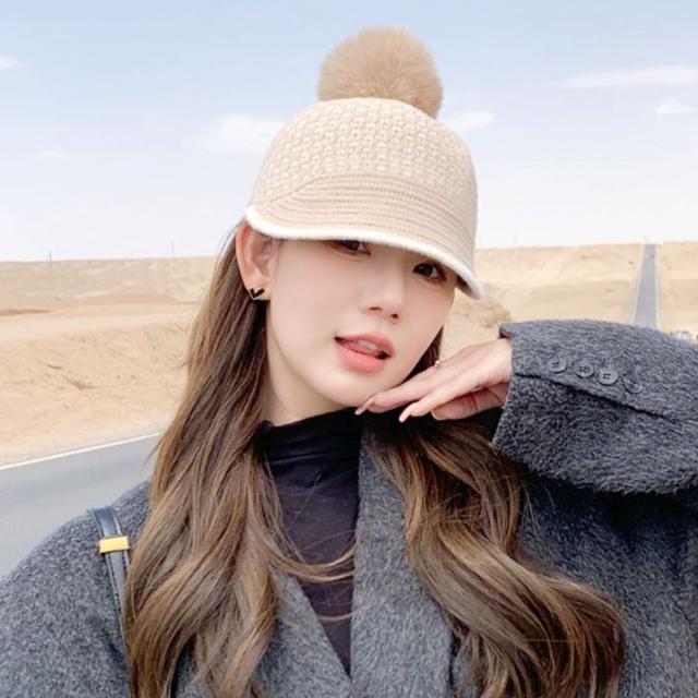 보온 패션모자 여자 니트모자 4컬러