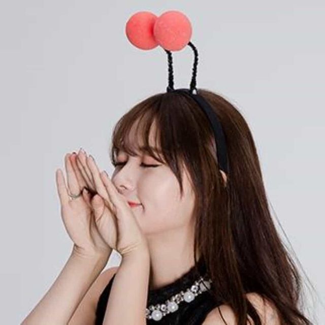 스펀지드롱이머리띠 노래방머리띠 파티머리띠
