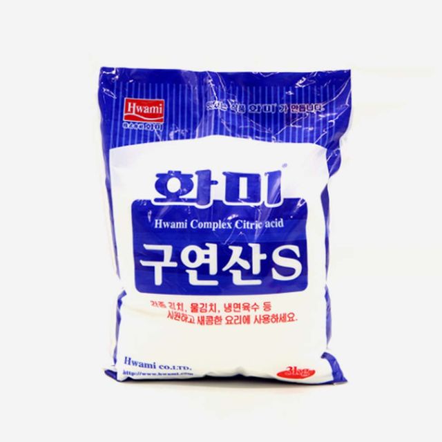 시원하고 새콤한 요리 구연산S 3kg