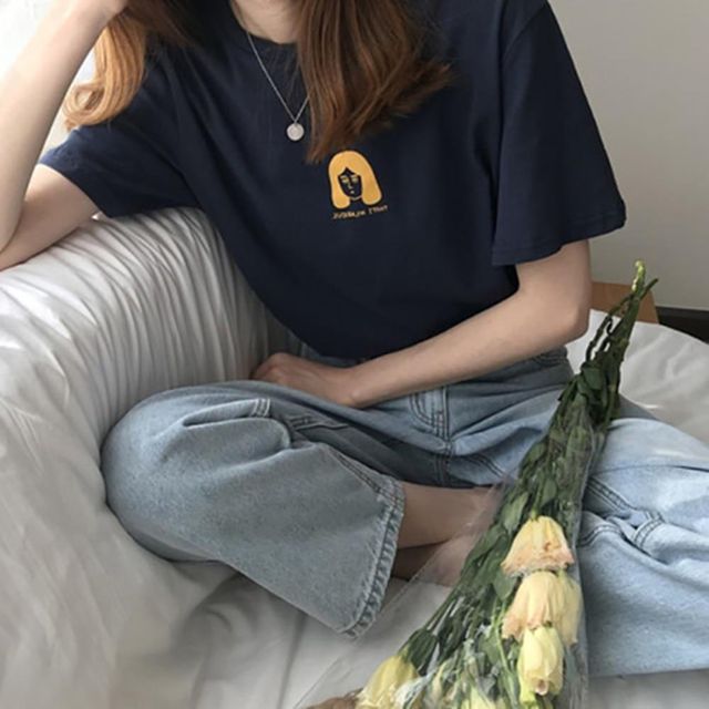 데일리 여자친구 긴팔티셔츠 신상 여성의류 반팔