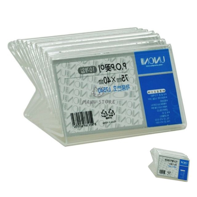 스탠드꽂이 종이꽂이 POP꽂이 단면 10개입 L7540 75x40mm