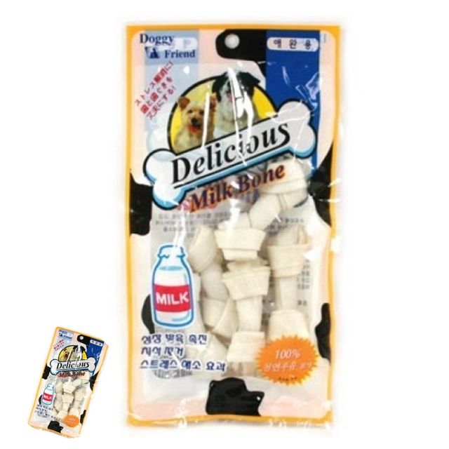 애완견간식 강아지건강간식 우유 껌 5P