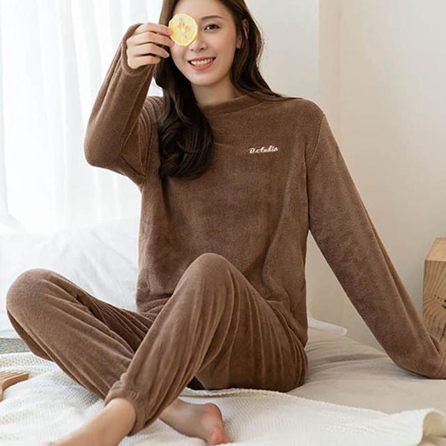 여성잠옷 극세사 수면 공주 홈웨어 부드러운 상하셋트