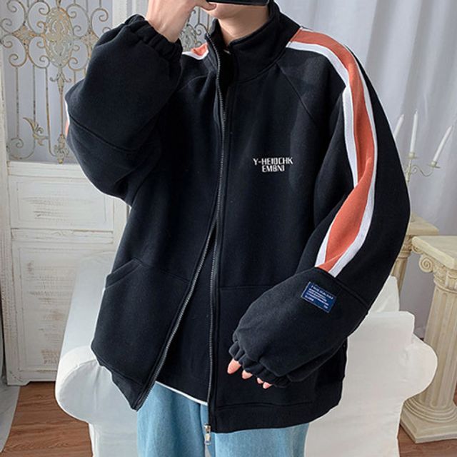클래식 디자인 남성 자켓 캐주얼 오버핏 점퍼 2색