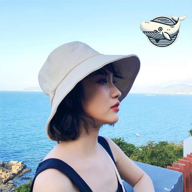 여름 여행용 햇볕 차단 버킷 모자 간편한 조절