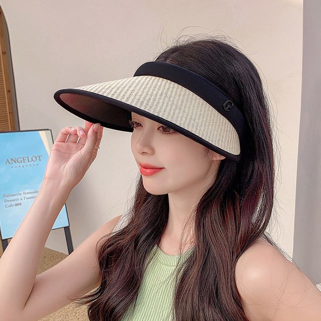 여름철 나들이 패션 바캉스 라탄 햇빛 차단 썬캡