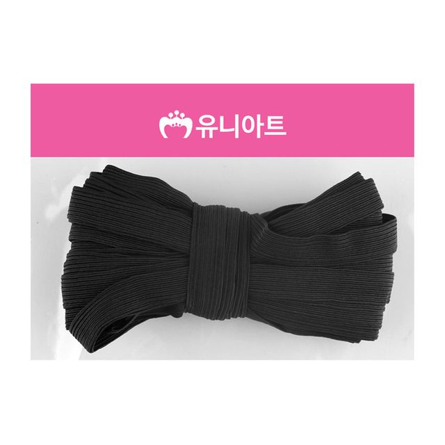 넙적 밴드 검정 두꺼운고무줄 의류수선용