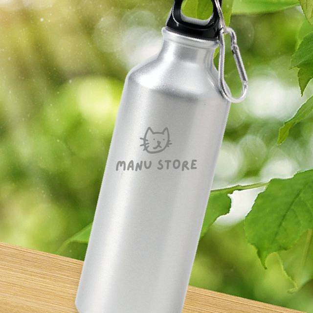 트레킹 텀블러 스포츠 물병 500ml 실버