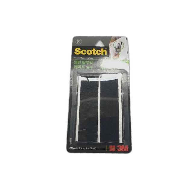3M 탈부착 인테리어 테이프, 블랙 양면 테이프