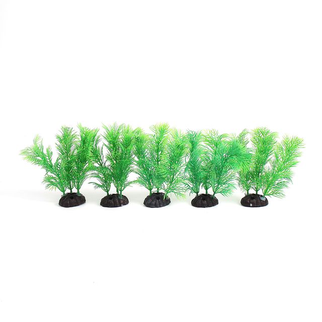수족관 꾸미기 인조수초 5p 12cm 어항 장식