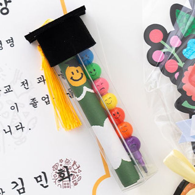 졸업 축하 선물 탕후루 색연필세트 포장