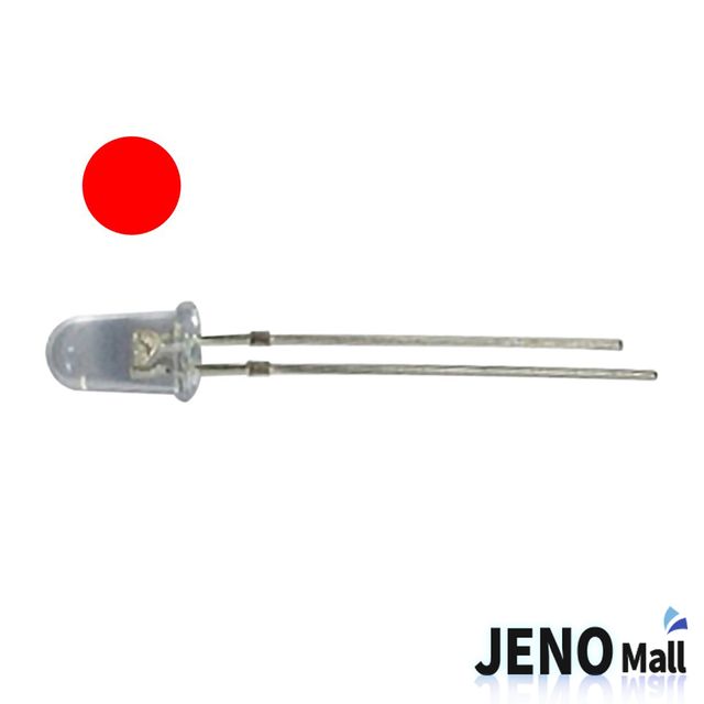 5mm 원형 DIP LED 발광다이오드 레드 625nm