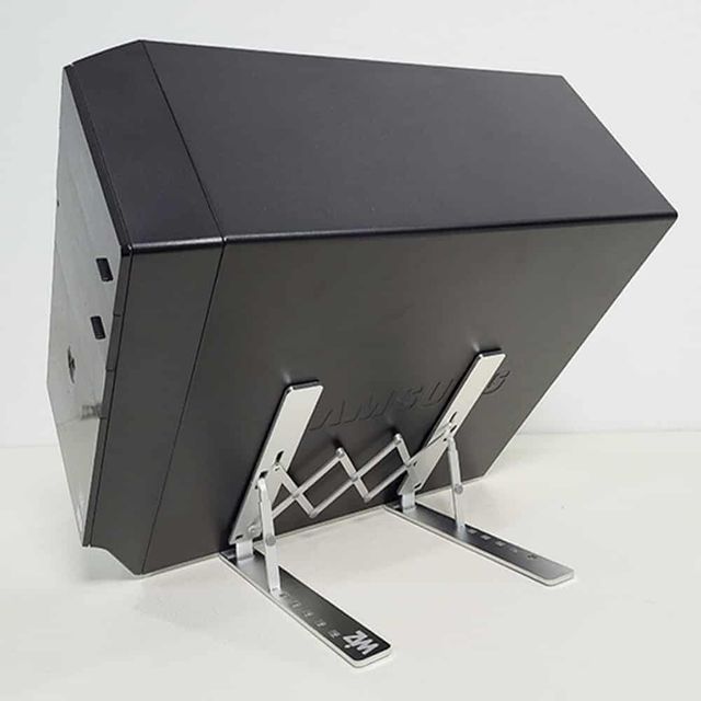 알루미늄 노트북거치대/각도조절형 맥북스탠드 아이패드스탠드 타블렛거치대 휴대용노트북거치대 그램노트