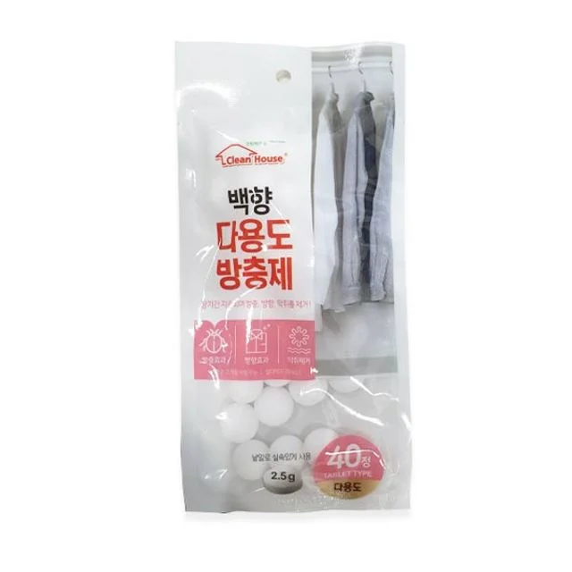 뉴 백향 다용도 방충제 40정 나프탈렌 좀약 화장실