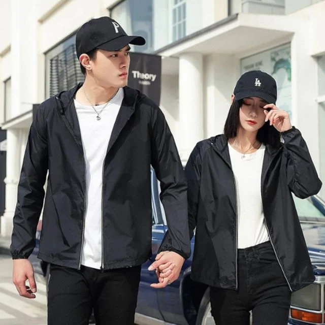 바람막이 후드 재킷 남녀공용 가벼운 점퍼 외투