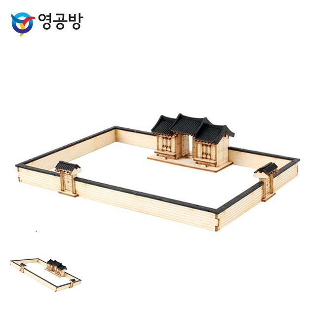 모형집 나무조립키트 미니 솟을대문