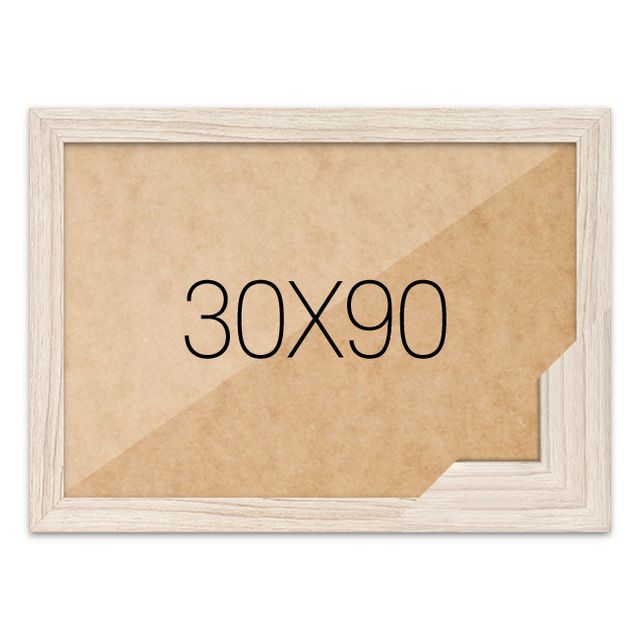 퍼즐액자 30x90 고급형 우드 라떼