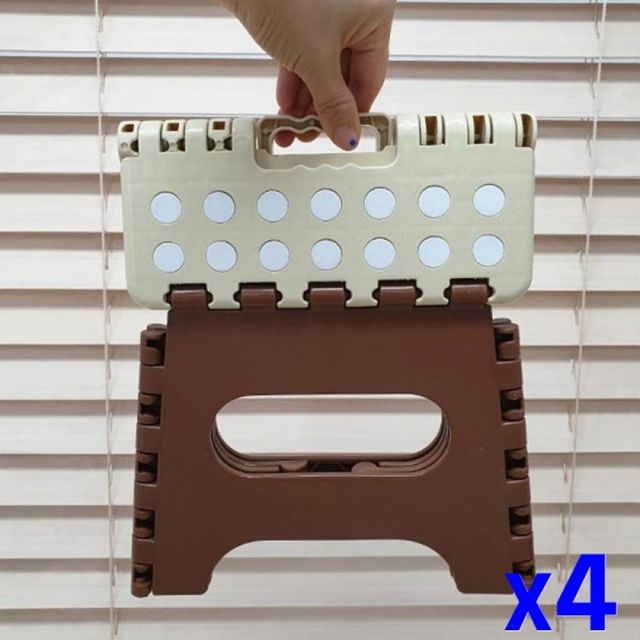 WL 접이식 스툴 의자 소 x4개 간이의자 휴대용의자