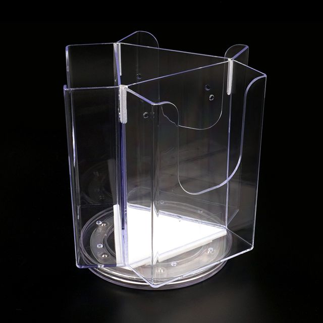전단지 전시대 3면 설명서 회전 꽂이 POP 안내문