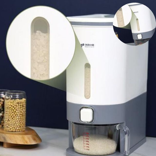 잡곡통 쌀디스펜서 10kg 쌀보관통