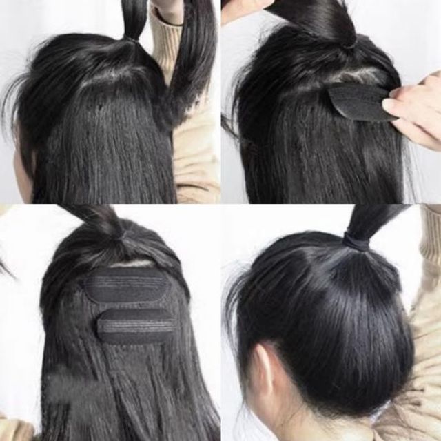 볼륨헤어뽕 머리볼륨패드 헤어볼륨패드 - 자연스러운 헤어볼륨 연출용
