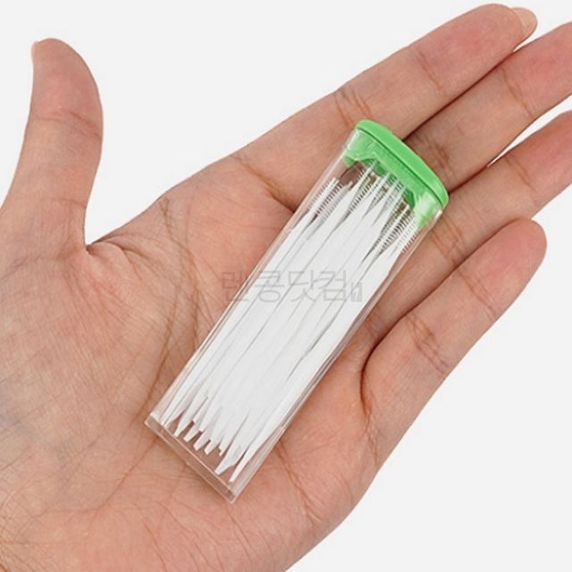 덴탈프로치간칫솔 치간칫솔일자형 휴대용 치간 치아크리너 30P